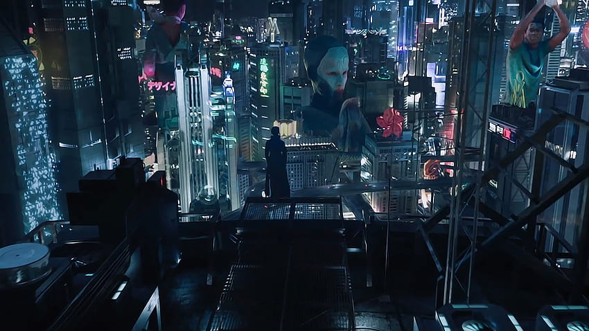 Ghost in the Shell Filmstill, Ghost in the Shell, Ghost in the Shell City HD-Hintergrundbild