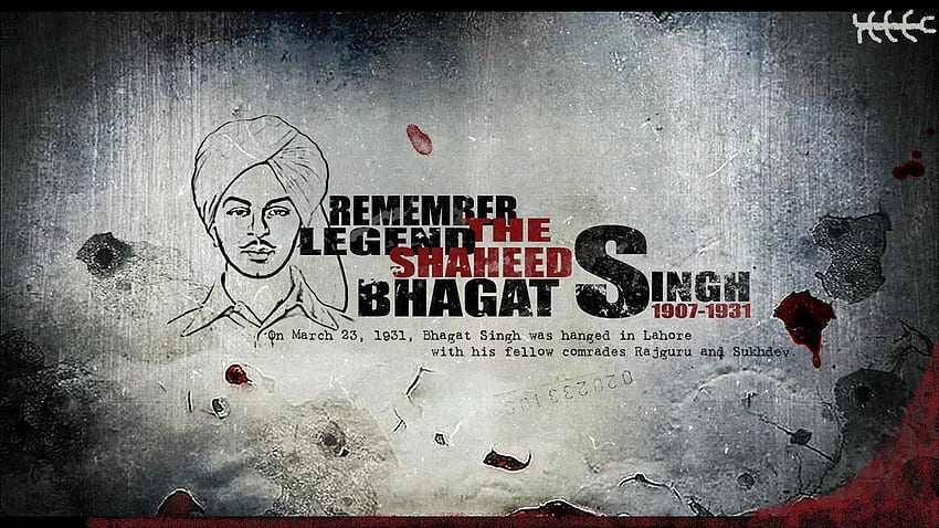 Bhagat Singh 23 March - . t, Shaheed Bhagat Singh HD wallpaper