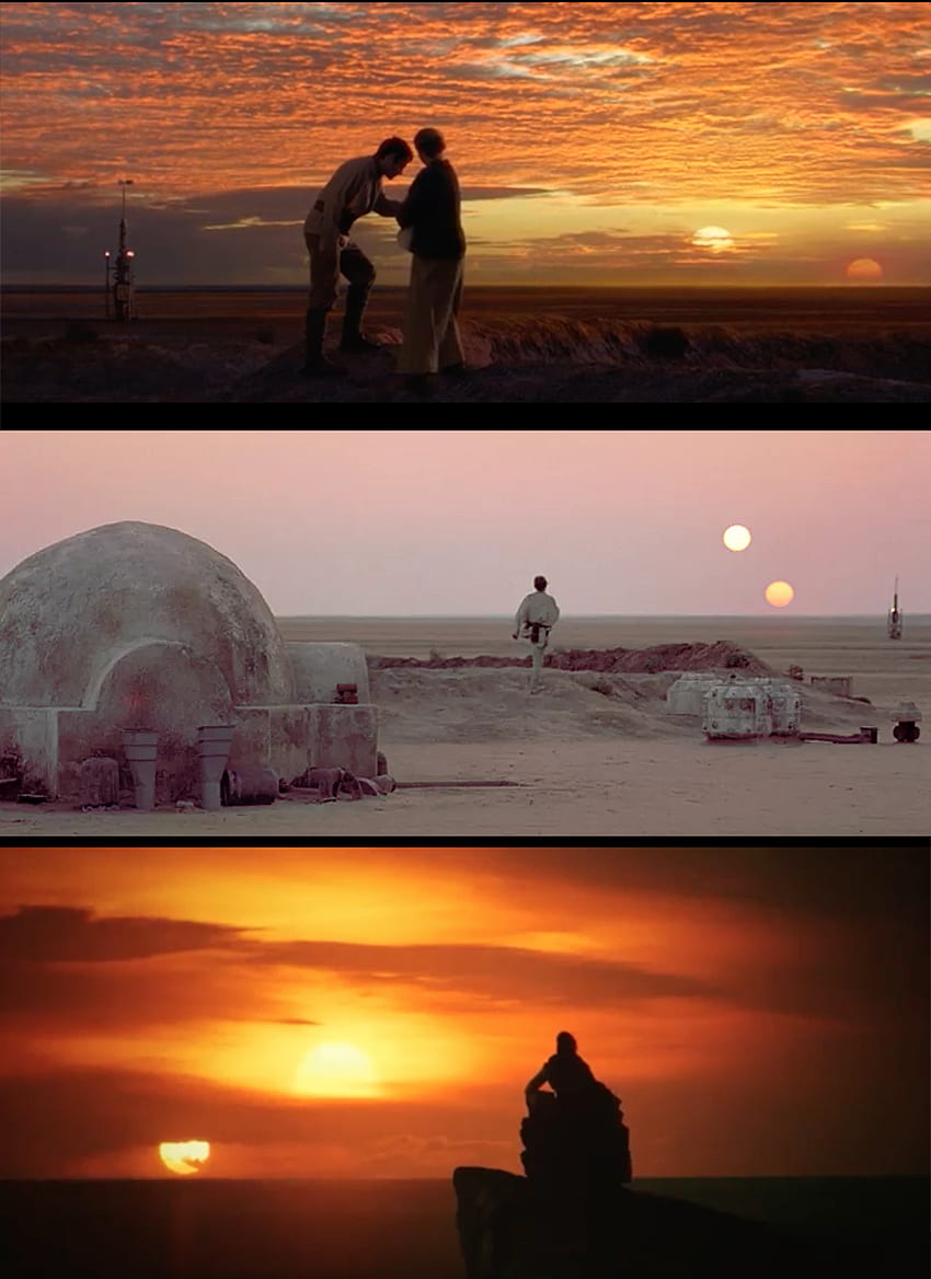 Twin Suns Tatooine, Two Suns HD phone wallpaper | Pxfuel