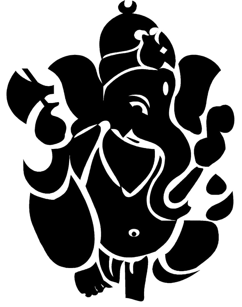 Ganesh Black And White, Ganesh Black And White png , ClipArts on Clipart  Library HD phone wallpaper | Pxfuel