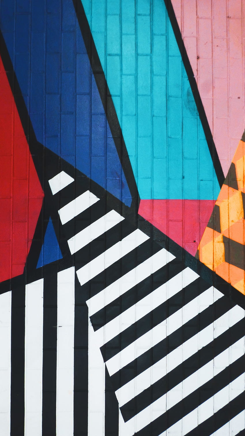 Art, Multicolored, Motley, Stripes, Streaks, Graffiti HD phone wallpaper