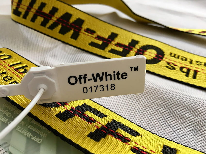 Największe marki odzieży ulicznej, skateboardowej i modowej oraz recenzje wideo Blog: Off White Classic Industrial Yellow Belt Review Tapeta HD