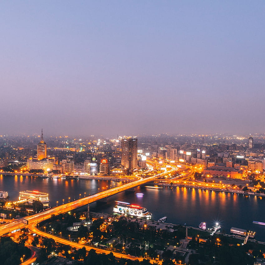 Monday [281] – Nile Nights [by, Cairo Skyline HD phone wallpaper
