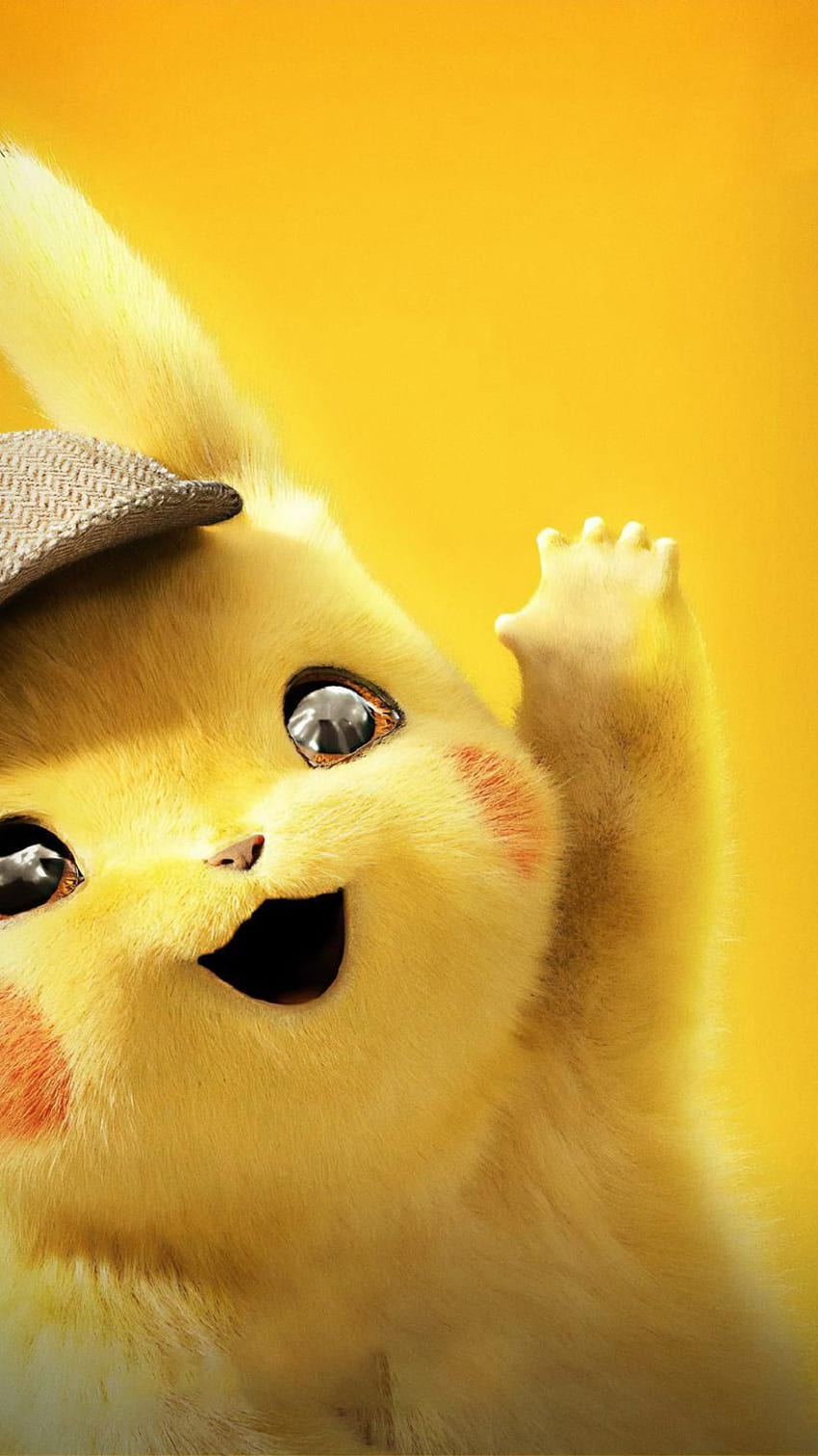 Pokémon Détective Pikachu (2019) Téléphone . Moviemania. Pikachu, Art Pikachu, Pikachu mignon, Pikachu vraiment mignon Fond d'écran de téléphone HD