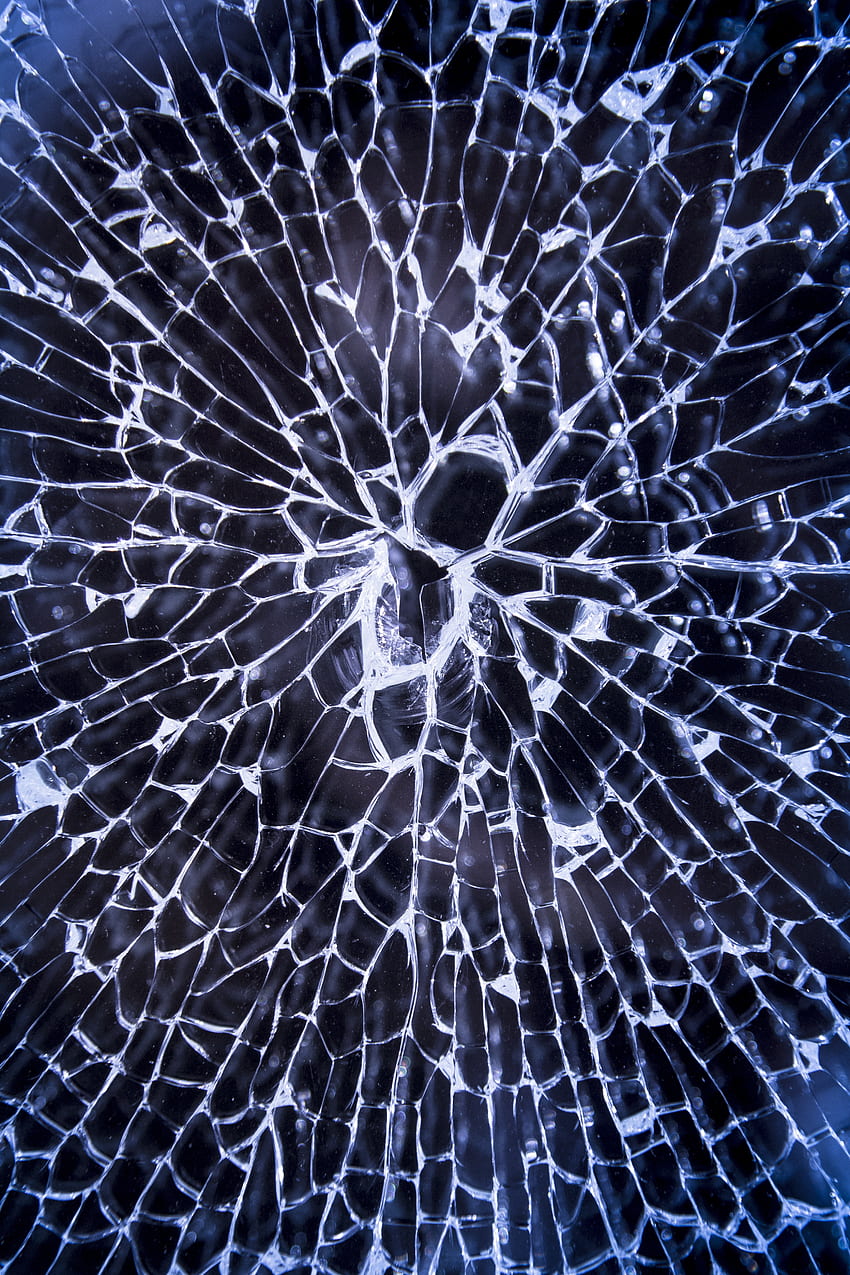 Macro, Glass, Cracks, Crack, Shards, Smithereens, Broken, Beaten HD phone wallpaper