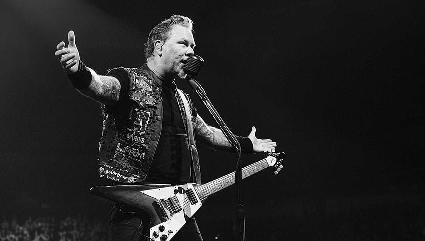 James Hetfield: We've been on Metallica time HD wallpaper