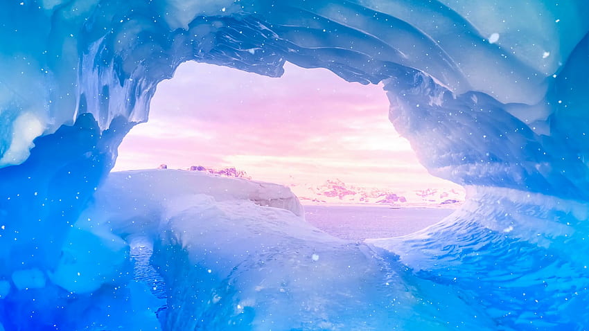 Ice Cave []. Ice cave, Ice aesthetic, Ice blue, Ice Caves HD wallpaper