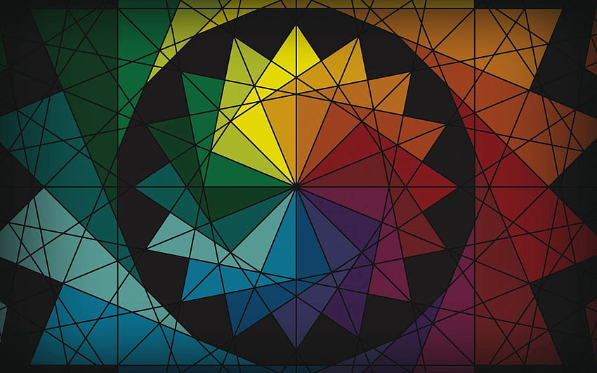 Muster, mehrfarbig, kunterbunt, Textur, Texturen, Symmetrie HD-Hintergrundbild
