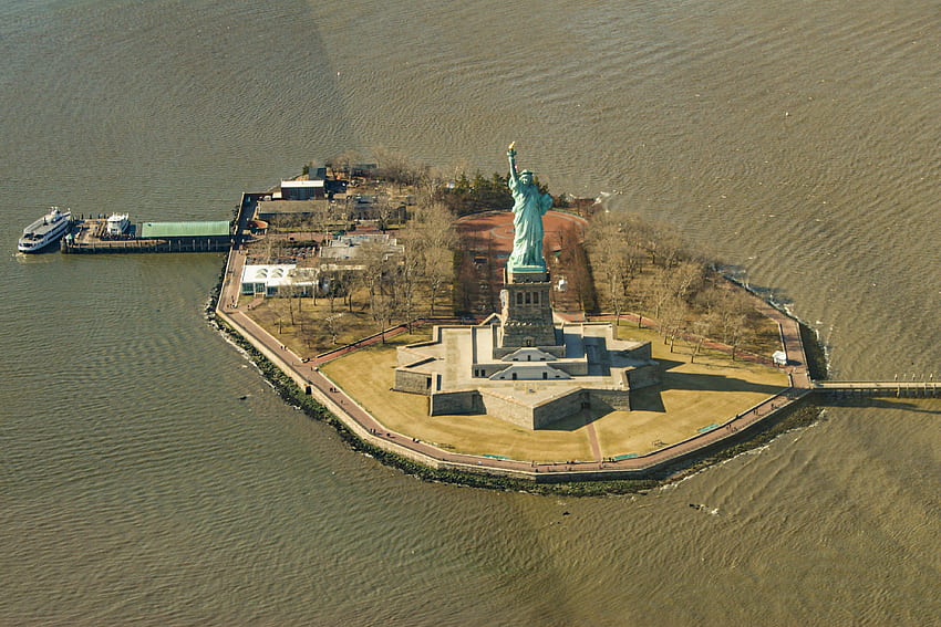 Statue of Liberty, NY, NY, island, new york, monument, statue HD wallpaper
