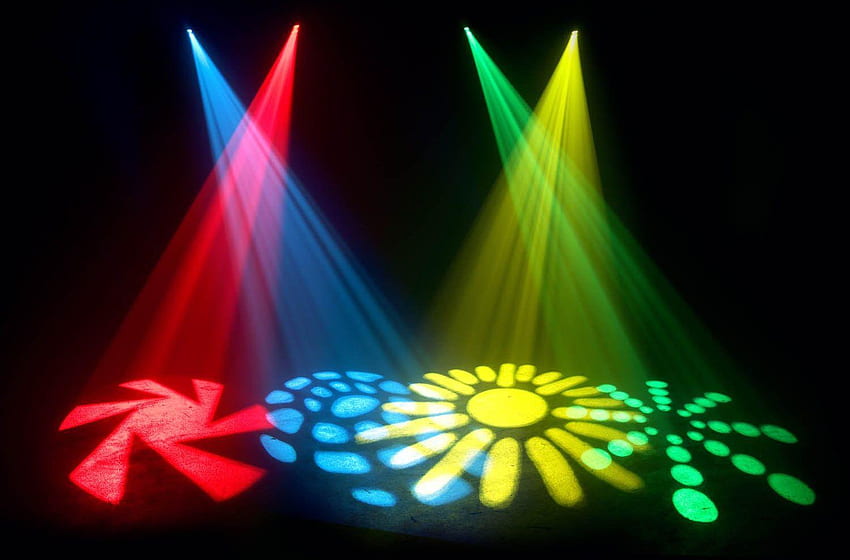Światła LED DJ, światła dyskotekowe Tapeta HD
