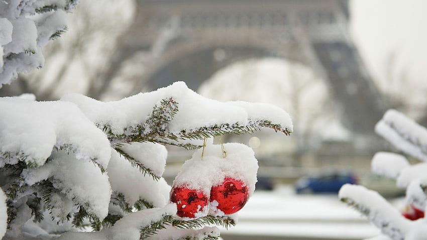 Christmas In Paris, France Winter HD wallpaper | Pxfuel