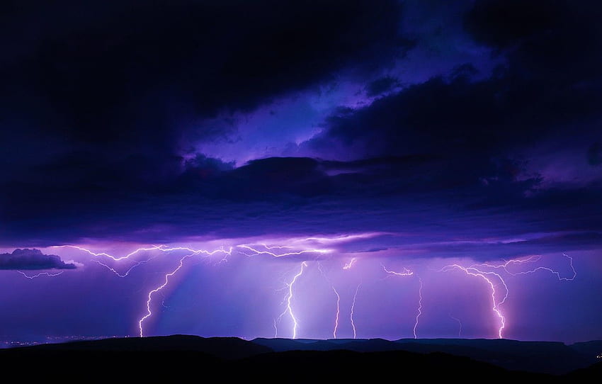 Lightning, Storm, Rain, Attack, Strike, Weather, Thunderstorm for , section пейзажи HD wallpaper