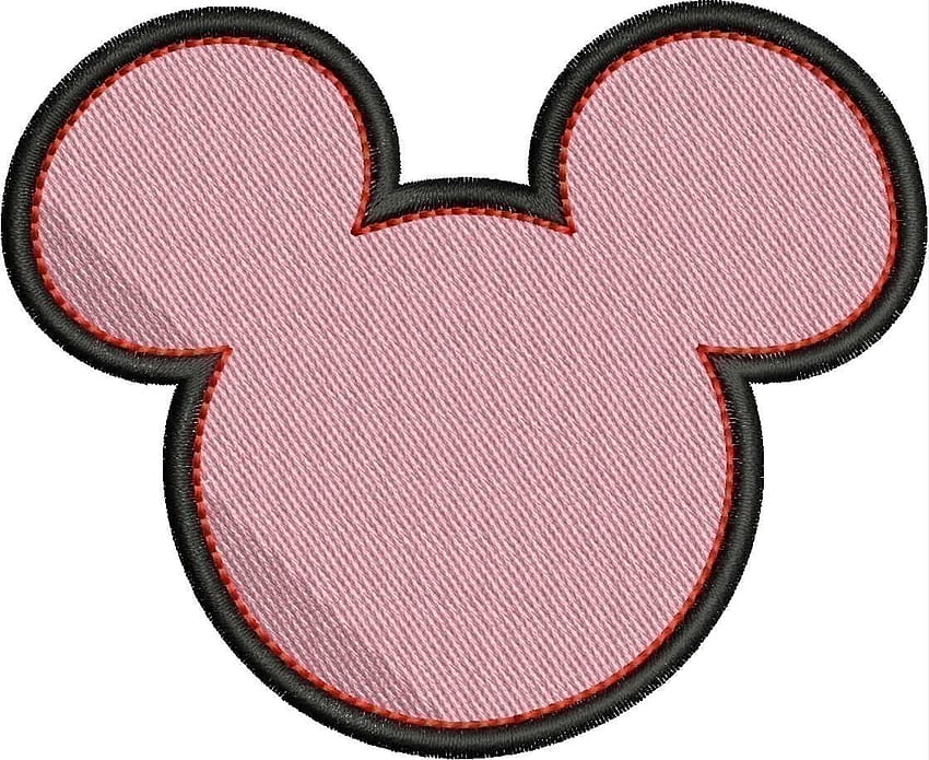 Silhueta da cabeça do Mickey Mouse, Glitter Minnie Mouse papel de parede HD