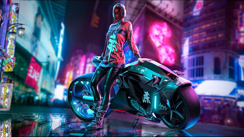 Cyberpunk 2077 1366 x 768 HDTV Wallpaper