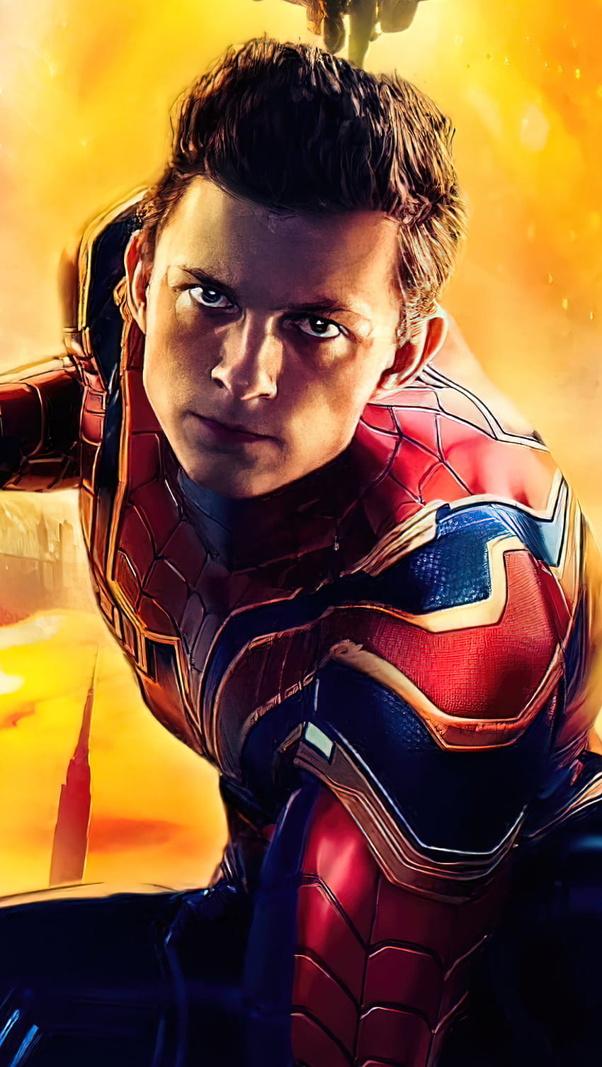 Tom Holland Spiderman HD phone wallpaper