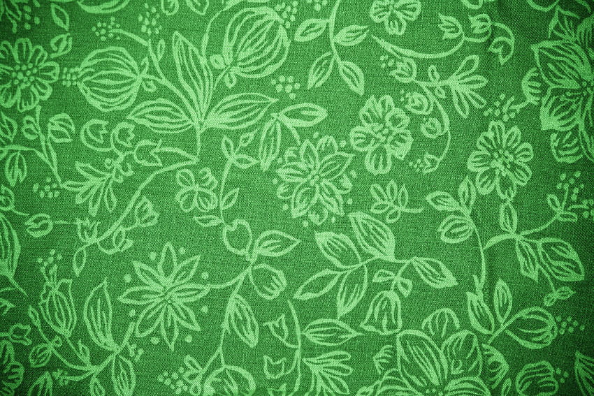 Green Fabric with Floral Pattern Texture High Resolution [] for your , Mobile & Tablet. Explore Fabric . Crown and Fabrics Etobicoke, Crown and HD wallpaper