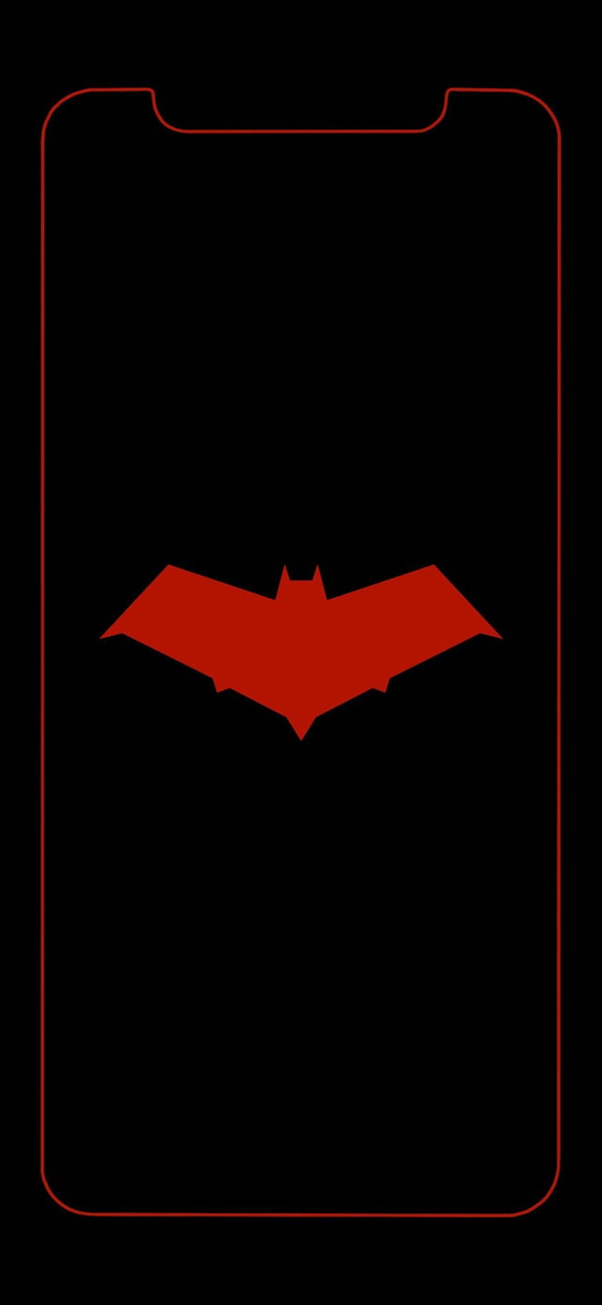 Fan Art Como se solicitó después de mi Nightwing ayer, aquí hay una versión de Red Hood para todos.: DCcomics, Red Hood Logo fondo de pantalla del teléfono