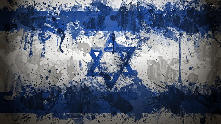 Израел . Израел, Израел Той възкръсна и Яхве Израел, Израелско знаме HD тапет
