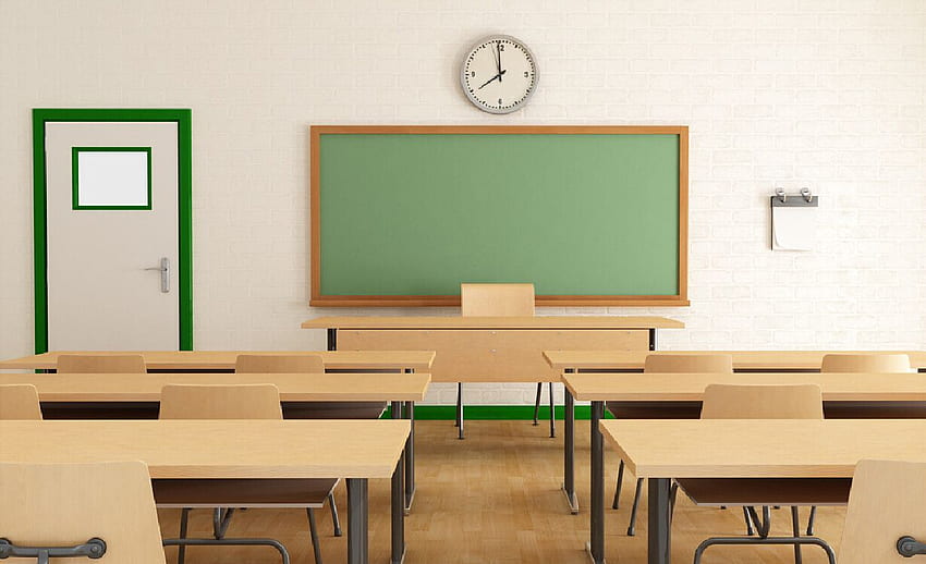 School 3D, Empty Classroom HD wallpaper