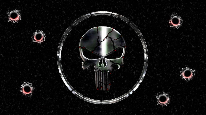 Punisher Skull, Cool Punisher HD wallpaper