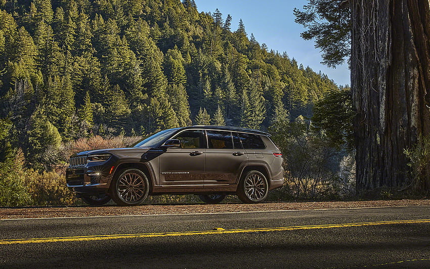 Jeep Grand Cherokee L, , Autobahn, 2022 Autos, SUVs, Luxusautos, 2022 Jeep Grand Cherokee L, amerikanische Autos, Jeep HD-Hintergrundbild