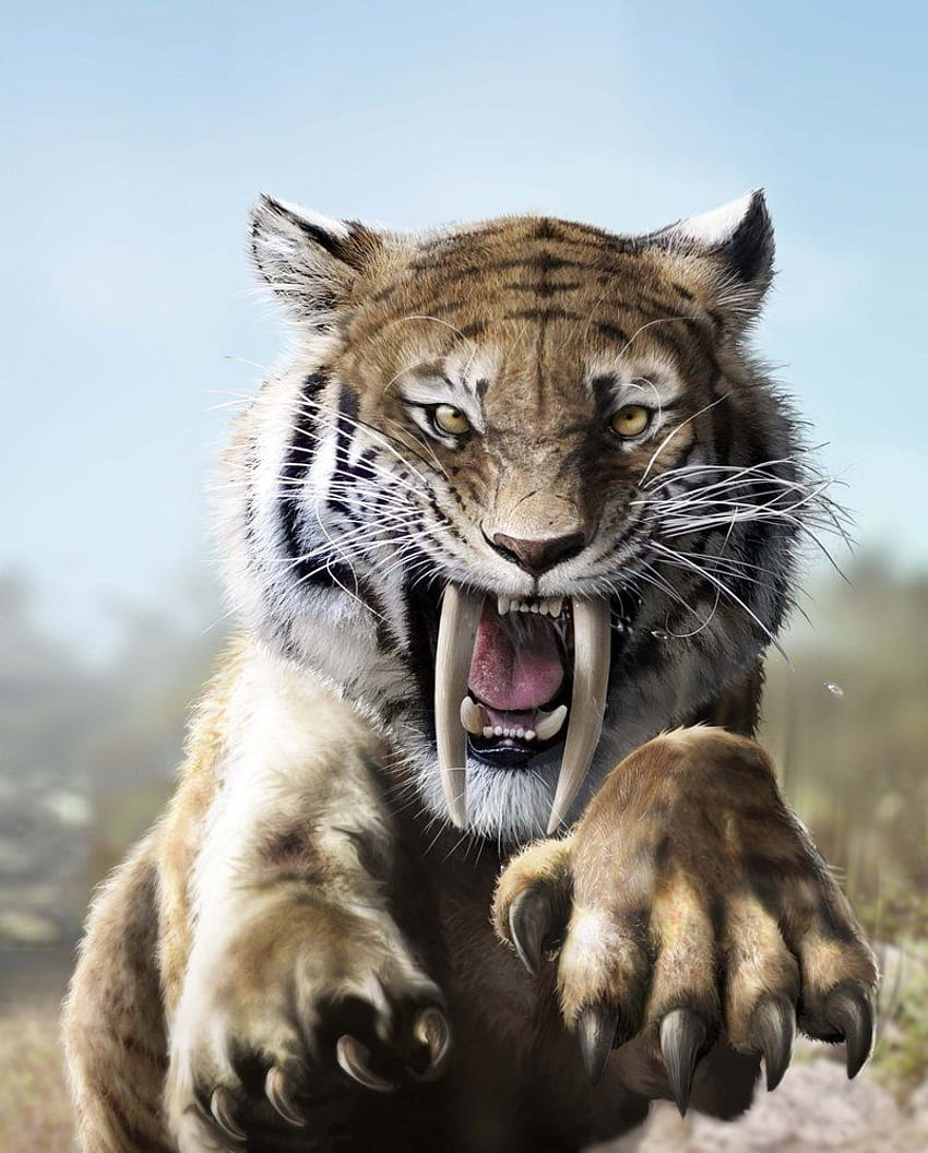 Could Saber-Toothed Cats and American Lions Roar? | Sci.News