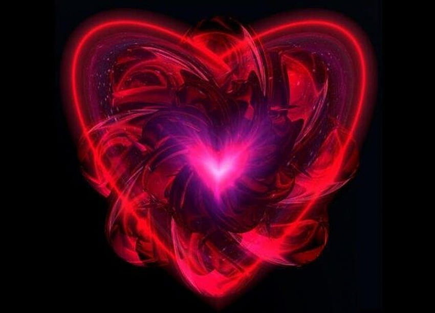 หัวใจสีแดง ความรัก สวยงาม โรแมนติก วันวาเลนไทน์ วอลล์เปเปอร์ HD