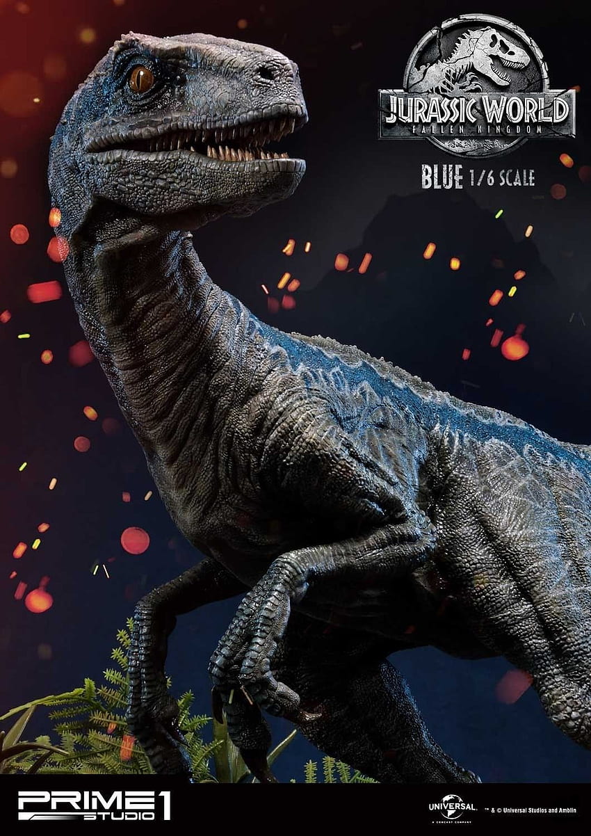 Patty auf Dinos. Blaue Jurassic-Welt, Jurassic-Welt, Jurassic-Welt, Jurassic Park Velociraptor HD-Handy-Hintergrundbild