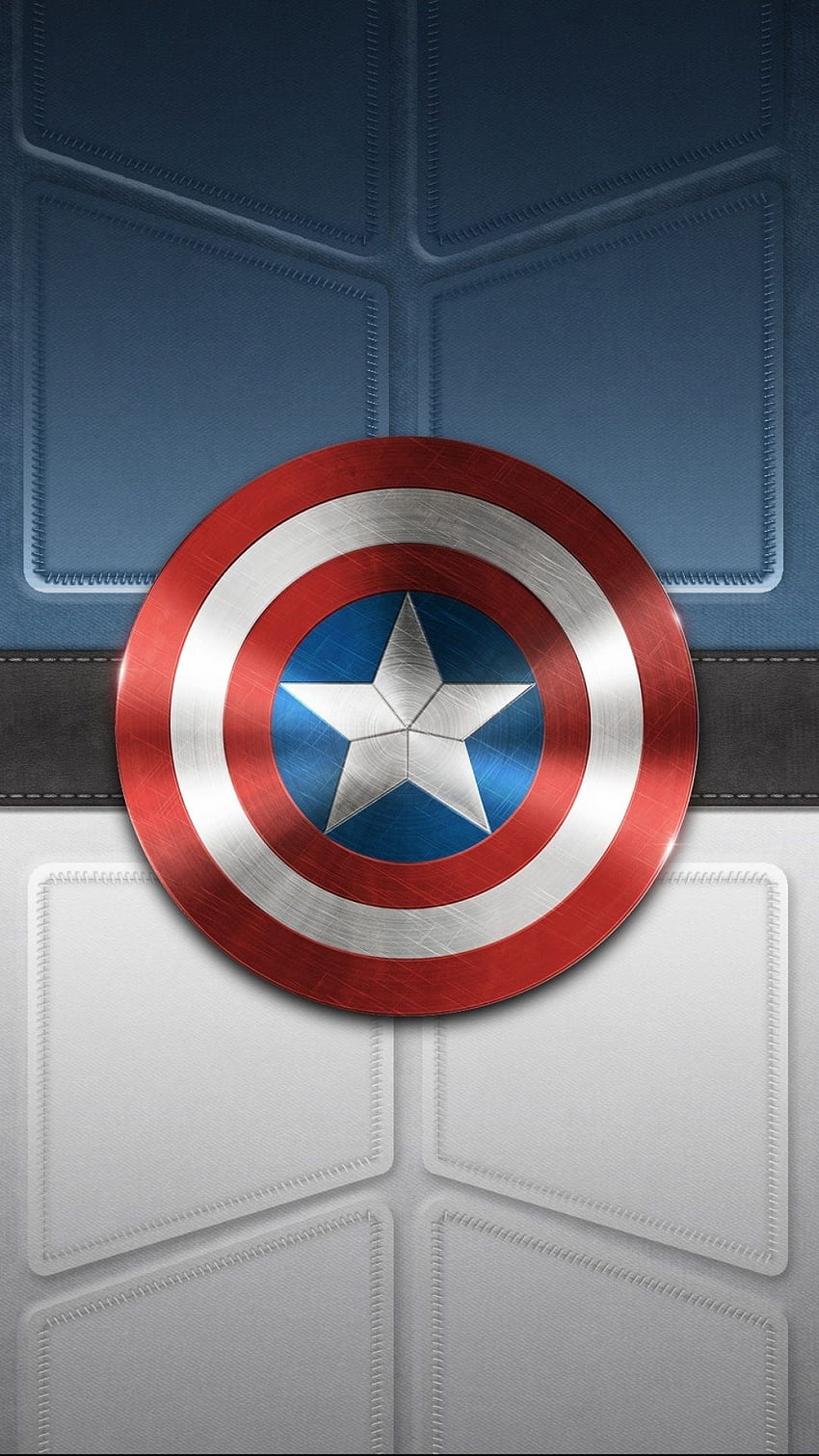 Captain America Minimal 2K wallpaper download