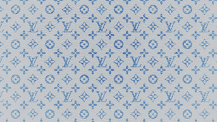 For , laptop. louis vuitton blue pattern art HD wallpaper