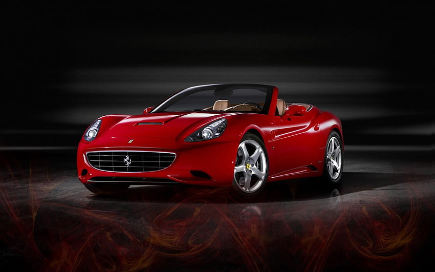 Ferrari, wheels, mag, red HD wallpaper