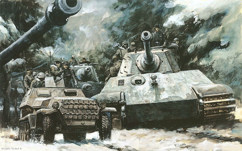 tanks, german, heavy, king tiger, tiger ii . HD wallpaper