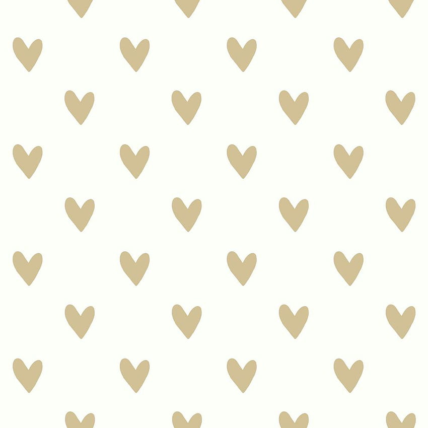 With Hearts, Golden Heart HD phone wallpaper