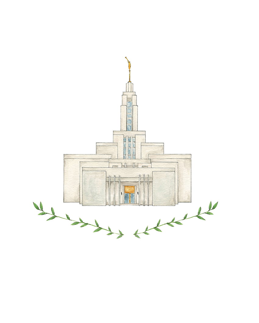 Draper, Utah LDS Tapınağı Suluboya Baskı. Lds tapınakları, Kilise leri, Lds tapınağı, Mormon Tapınağı HD telefon duvar kağıdı
