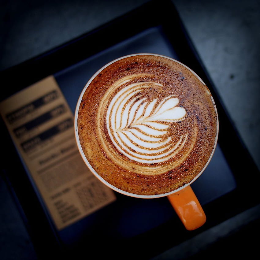 Latte Art - & Background HD phone wallpaper