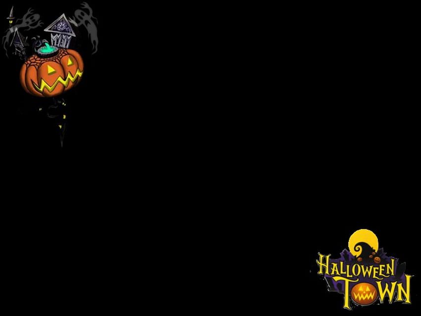 Halloween Town (KH), logo, kh, world, kingdom hearts, halloween town HD wallpaper