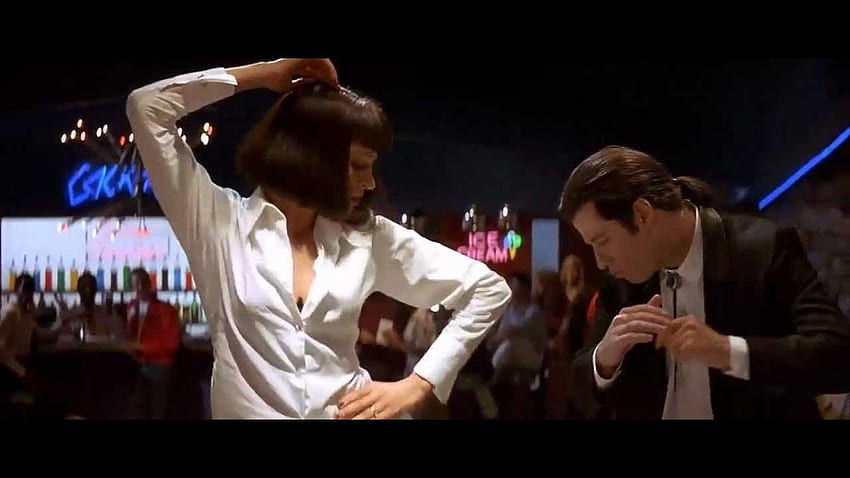 Pulp Fiction - Dance Scene (HQ) HD wallpaper