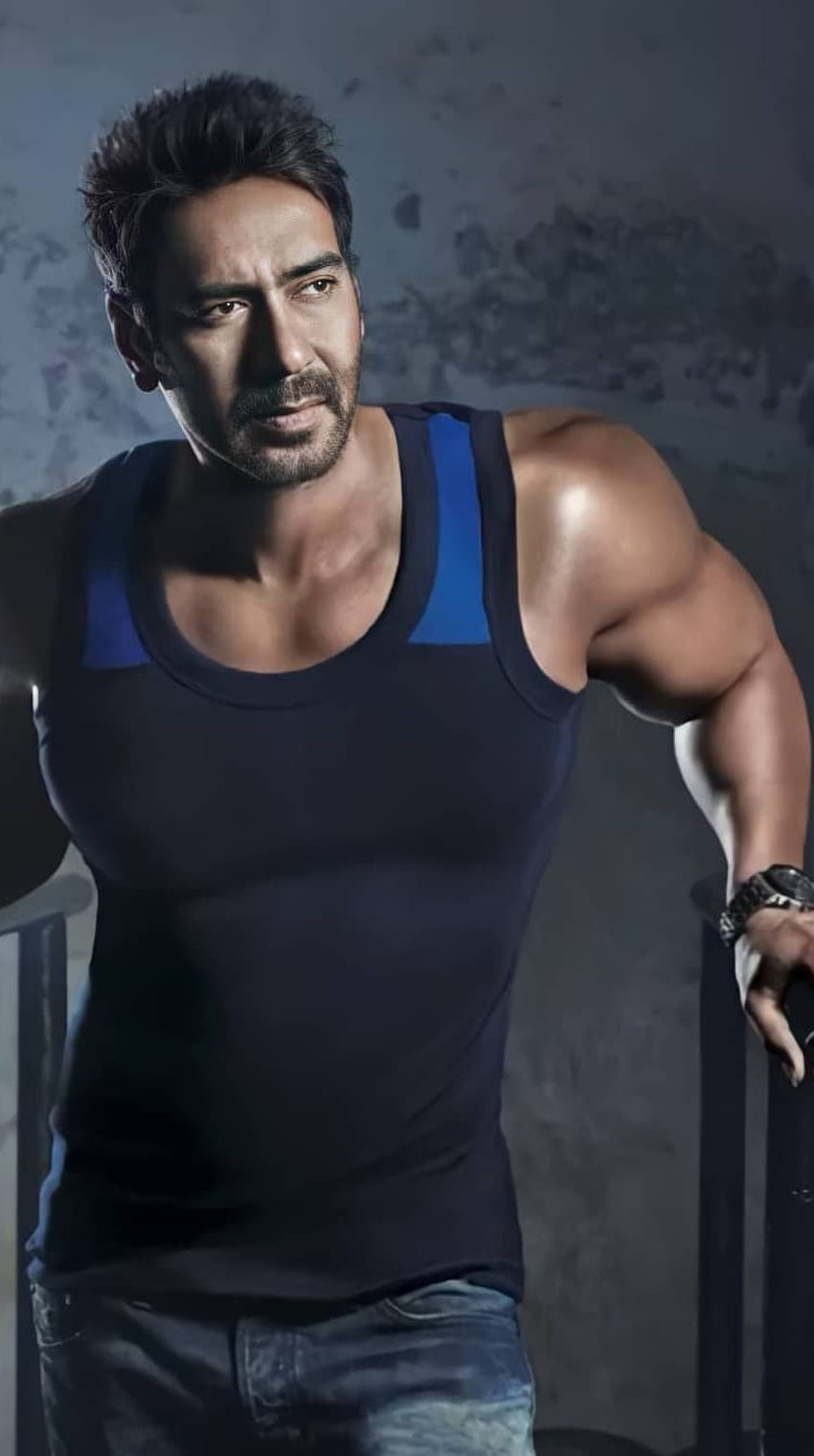 Ajay Devgan, ator de Bollywood, fisiculturismo Papel de parede de celular HD