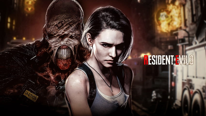Jill Valentine, Nemesis, Resident Evil 3, RE3 & Background HD wallpaper