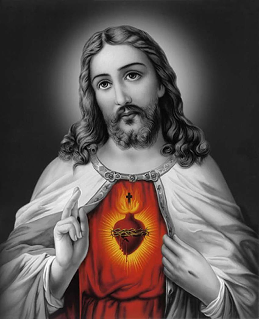 sacred heart of jesus wallpaper