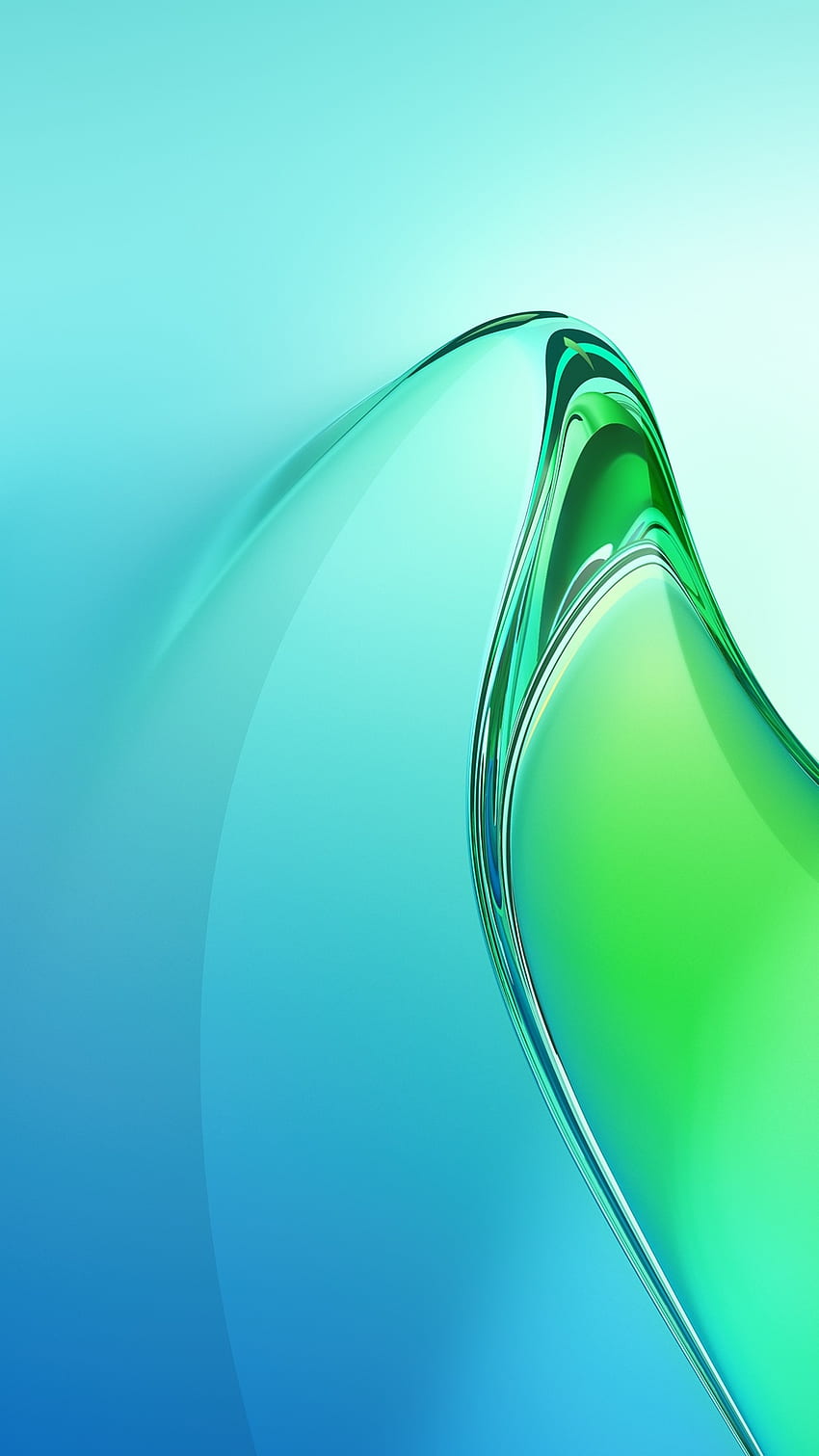 Oppo Reno 8 Pro, bleu océan et vert Fond d'écran de téléphone HD