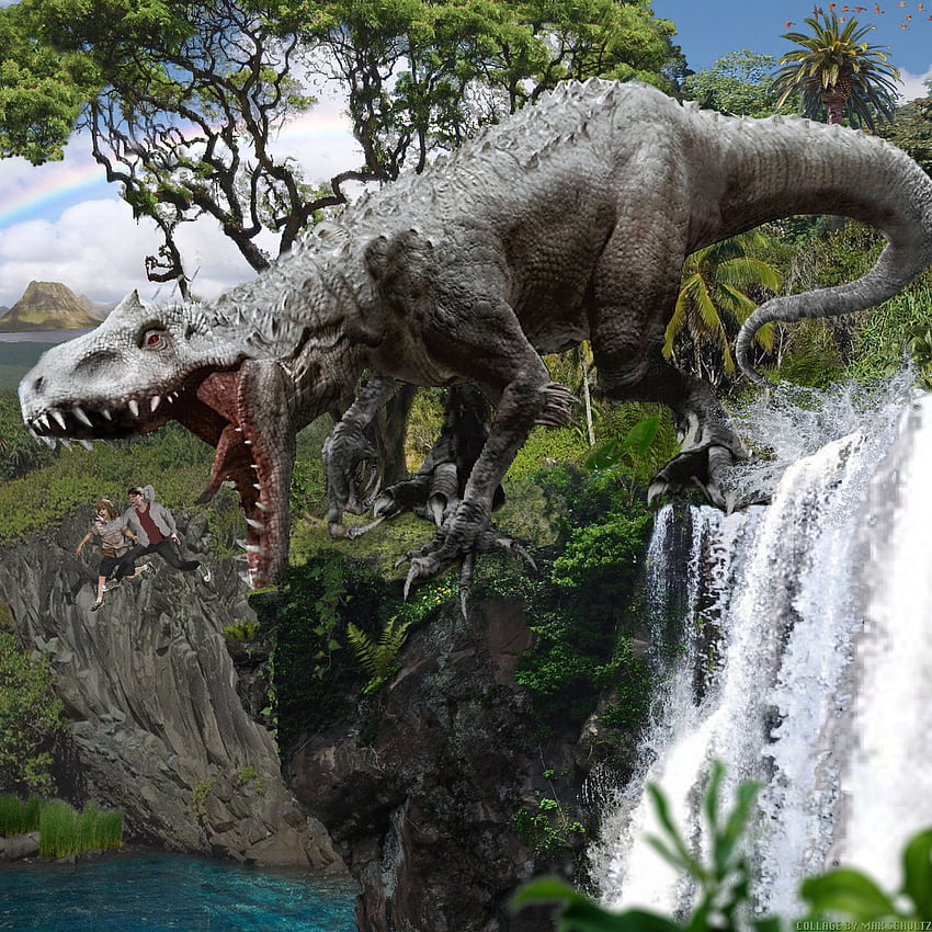 Jurassic World T Rex, Indominus Rex HD phone wallpaper