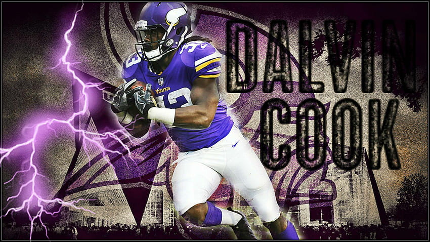 Minnesota Vikings Dalvin Cook HD wallpaper