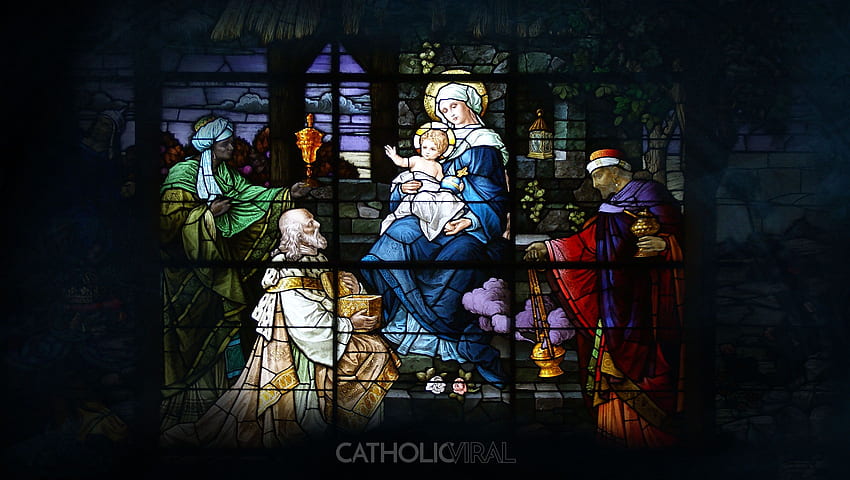 Stunning Stained Glass Windows Of The Nativity Christmas CatholicViral, Nativity Art HD wallpaper