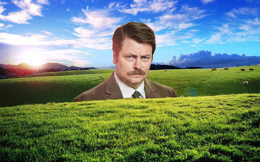 Saw one of Tard, thought Ron Swanson worked well. : HD wallpaper