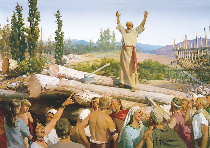 箱舟の建設 (ノアの説教は軽蔑)、ノアの箱舟 高画質の壁紙