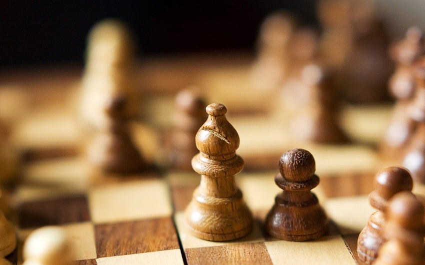 Wood Chess Pieces . Wood Chess Pieces stock HD wallpaper