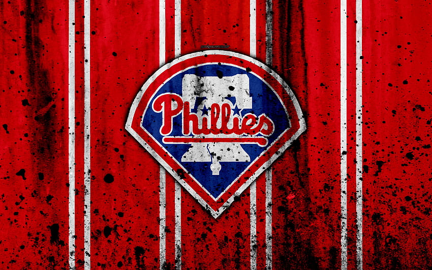 、フィラデルフィア・フィリーズ、グランジ、野球クラブ、Mlb - フィラデルフィア対ラ・ドジャース、フィラデルフィア・フィリーズ ロゴ 高画質の壁紙