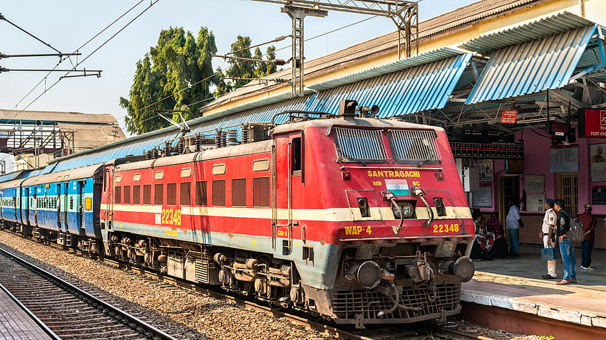 Treno ferroviario indiano, ferrovie indiane Sfondo HD