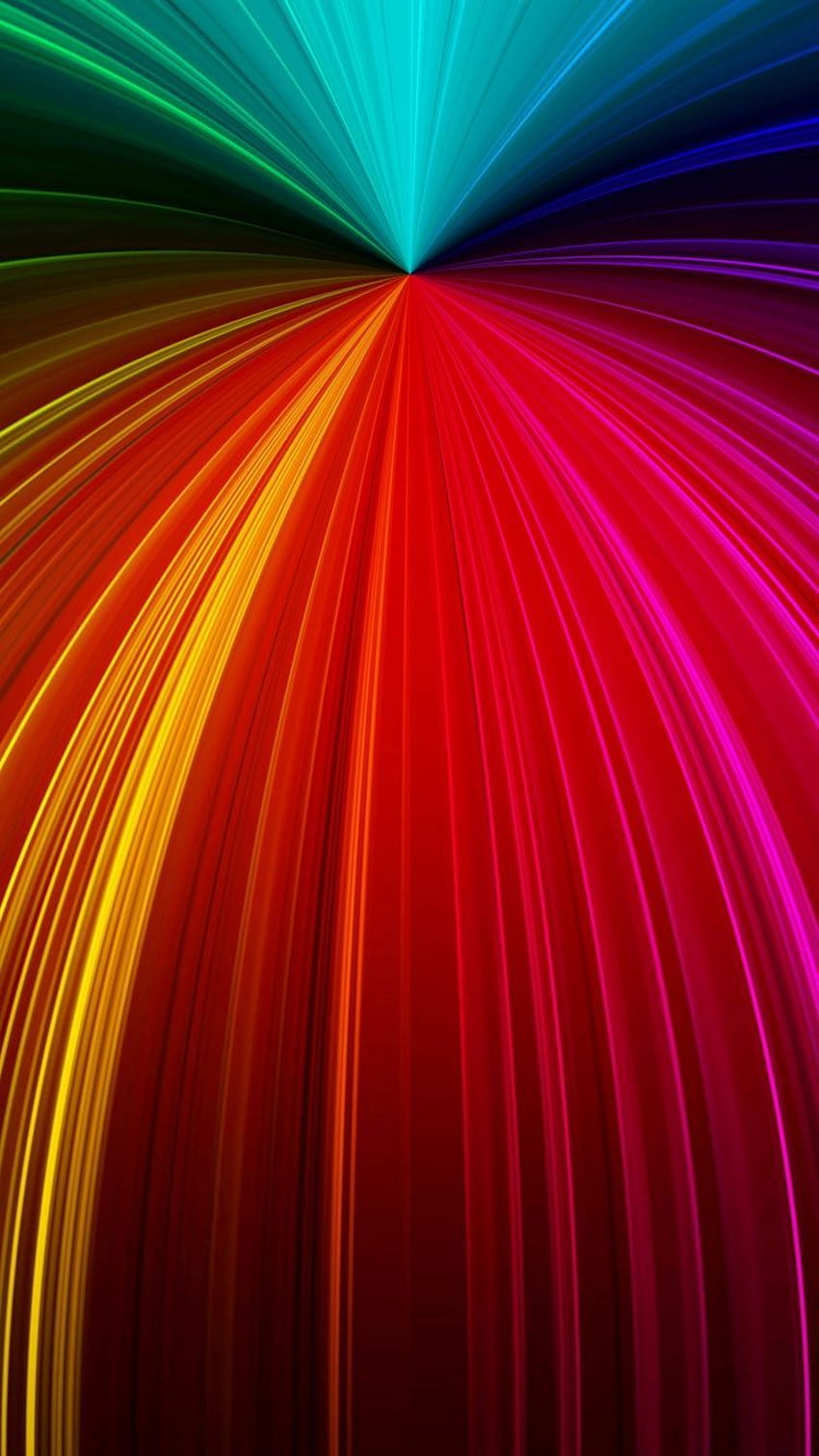 Rays, lines, multicolored, abstract, 750 X 1334 HD phone wallpaper